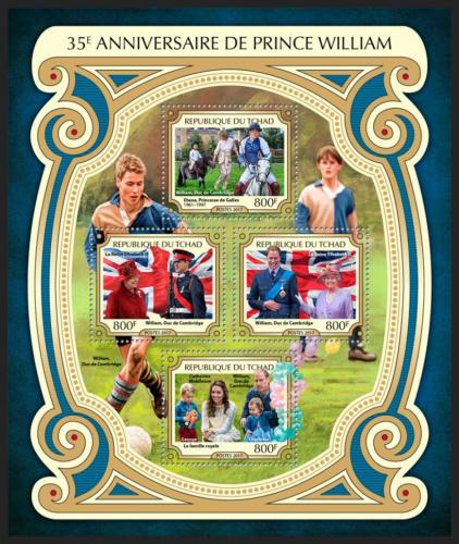 Poštové známky Èad 2017 Princ William Mi# 3061-64 Kat 13€