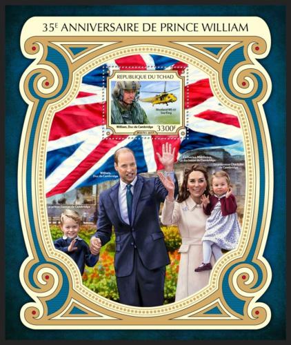 Poštová známka Èad 2017 Princ William Mi# Block 712 Kat 13€