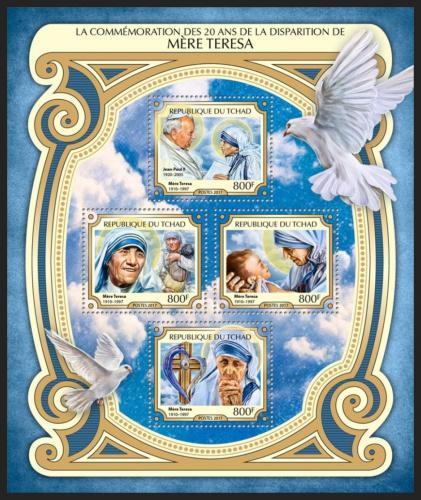 Poštové známky Èad 2017 Matka Tereza Mi# 3066-69 Kat 13€