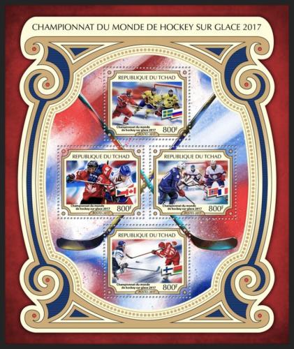 Poštové známky Èad 2017 MS v ledním hokeji Mi# 3081-84 Kat 13€
