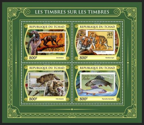 Poštové známky Èad 2017 Fauna na známkách Mi# 3336-39 Kat 13€