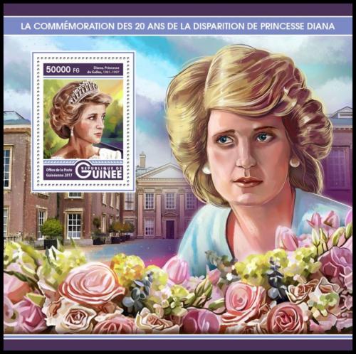 Poštová známka Guinea 2017 Princezna Diana Mi# Block 2775 Kat 20€ 