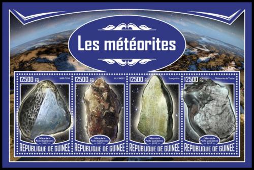 Poštové známky Guinea 2017 Meteority Mi# 12406-09 Kat 20€