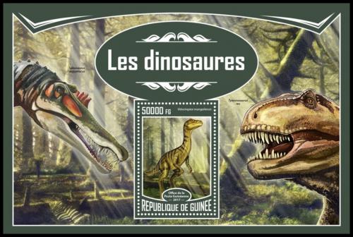 Poštová známka Guinea 2017 Dinosaury Mi# Block 2779 Kat 20€
