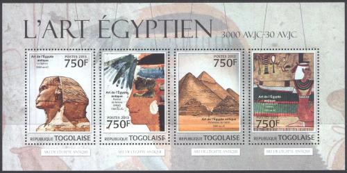 Poštové známky Togo 2013 Egyptské umenie Mi# 4676-79 Kat 12€ 