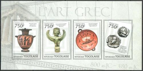 Poštové známky Togo 2013 Øecké umenie Mi# 4681-84 Kat 12€