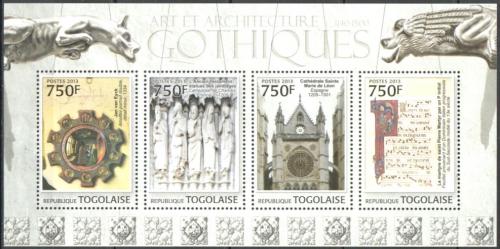 Poštové známky Togo 2013 Gotické umenie Mi# 4691-94 Kat 12€