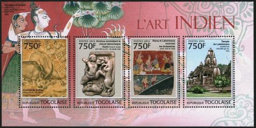 Poštové známky Togo 2013 Indické umenie Mi# 4706-09 Kat 12€