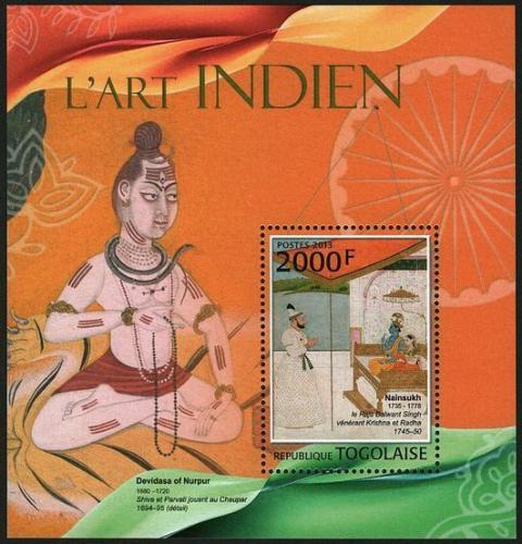 Poštová známka Togo 2013 Indické umenie Mi# Block 760 Kat 8€