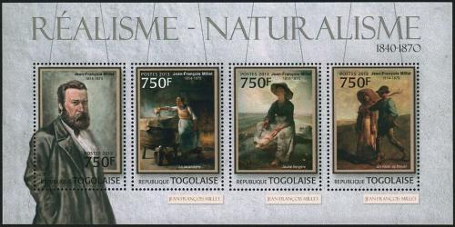 Poštové známky Togo 2013 Umenie, realismus Mi# 4751-54 Kat 12€