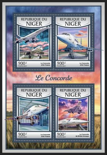 Poštové známky Niger 2016 Concorde Mi# 4777-80 Kat 14€