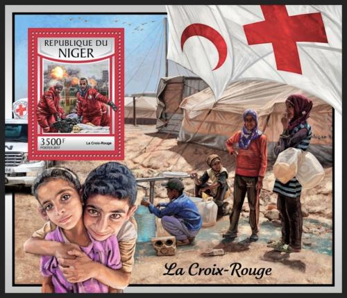 Poštová známka Niger 2016 Èervený kríž Mi# Block 662 Kat 14€