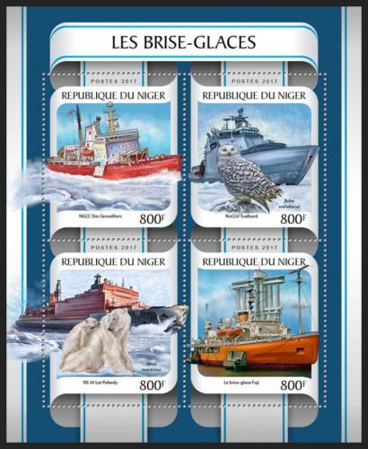 Poštové známky Niger 2017 Ledoborci Mi# 4930-33 Kat 13€ 