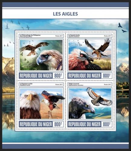Poštové známky Niger 2017 Orli Mi# 5027-30 Kat 13€