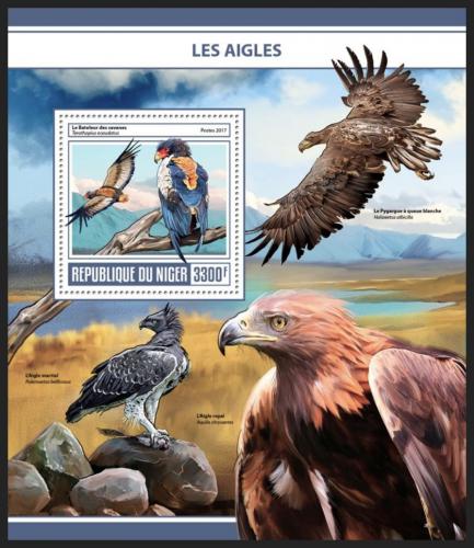 Poštová známka Niger 2017 Orli Mi# Block 708 Kat 13€