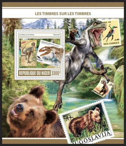 Poštové známky Niger 2017 Fauna na známkách Mi# Block 715 Kat 13€