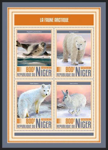 Poštové známky Niger 2017 Polární fauna Mi# 5256-59 Kat 13€