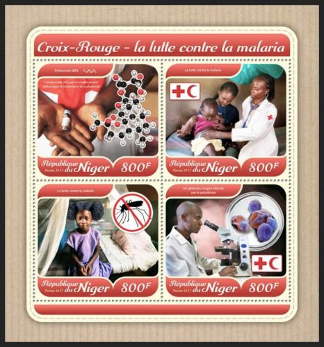 Poštové známky Niger 2017 Boj proti malárii Mi# 5423-26 Kat 13€