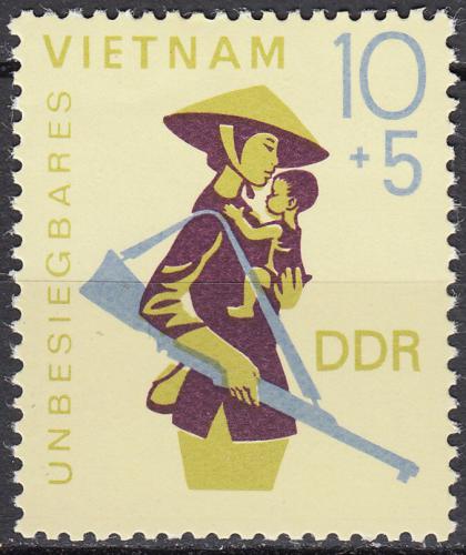 Potov znmka DDR 1968 Pomoc Vietnamu Mi# 1371