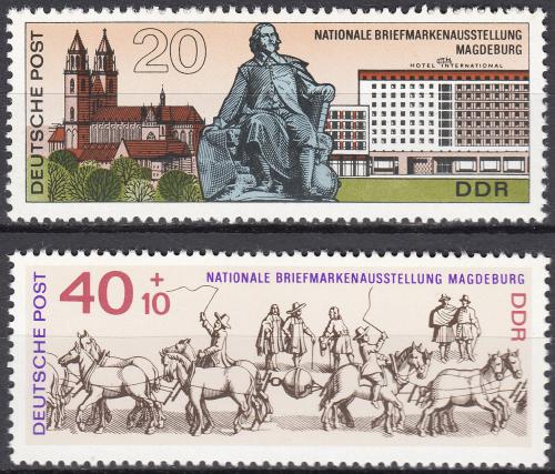 Poštové známky DDR 1969 Magdeburg Mi# 1513-14