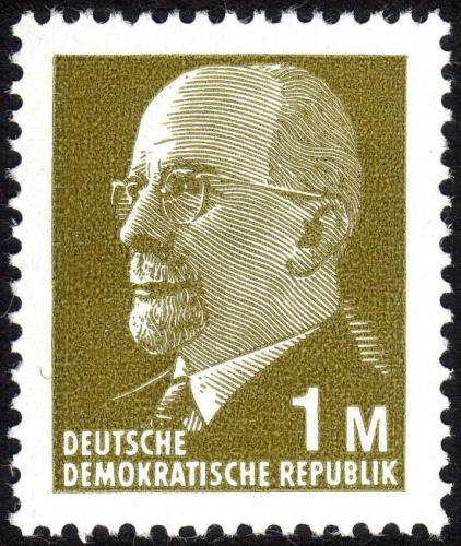 Poštová známka DDR 1969 Prezident Walter Ulbricht Mi# 1540