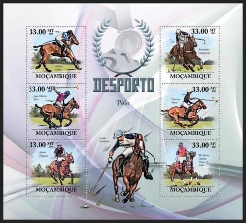 Poštové známky Mozambik 2010 Koòské pólo Mi# 3793-98 Kat 10€