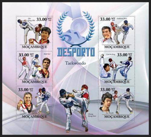 Poštové známky Mozambik 2010 Taekwondo Mi# 3835-40 Kat 10€