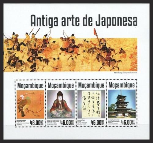 Poštové známky Mozambik 2014 Japonské umenie Mi# 7455-58 Kat 10€
