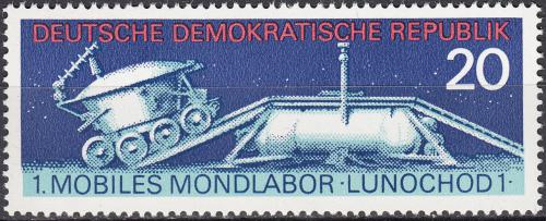 Potov znmka DDR 1971 Lunochod 1 Mi# 1659