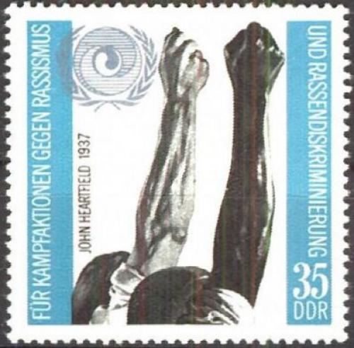 Potov znmka DDR 1971 Medzinrodn rok boje proti rasismu Mi# 1702 - zvi obrzok