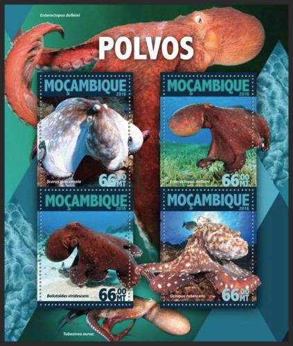 Poštové známky Mozambik 2016 Krakatice Mi# 8389-92 Kat 15€