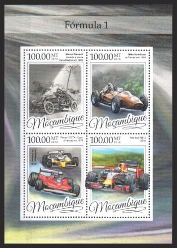 Poštové známky Mozambik 2016 Formule 1 Mi# 8649-52 Kat 22€