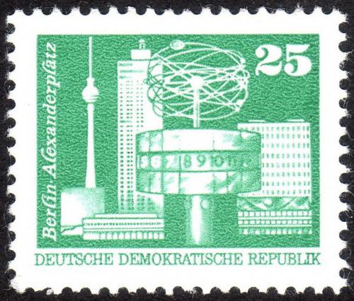 Poštovní známka DDR 1975 Alexanderplatz v Berlínì Mi# 2022