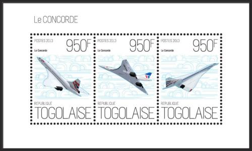 Poštové známky Togo 2013 Concorde Mi# 5194-96 Kat 11€