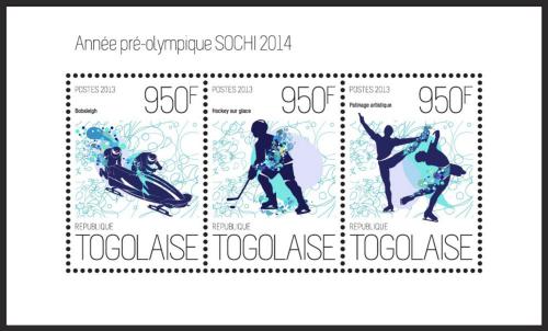 Poštové známky Togo 2013 ZOH Soèi Mi# 5226-28 Kat 11€