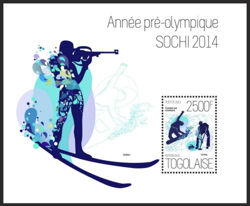 Poštová známka Togo 2013 ZOH Soèi Mi# Block 866 Kat 10€