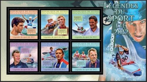 Poštové známky Guinea 2012 Jízda na kajaku Mi# 9609-14 Kat 18€