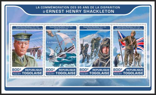 Poštové známky Togo 2017 Ernest Shackleton Mi# 8094-97 Kat 13€