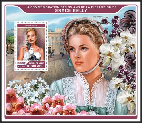 Poštová známka Togo 2017 Grace Kelly Mi# Block 1436 Kat 13€