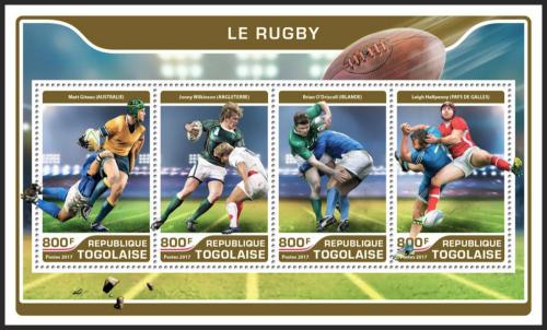Poštové známky Togo 2017 Rugby Mi# 8149-52 Kat 13€