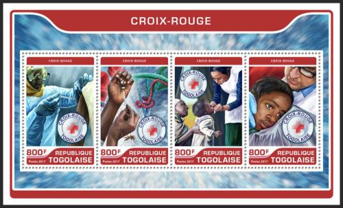 Poštové známky Togo 2017 Èervený kríž Mi# 8159-62 Kat 13€