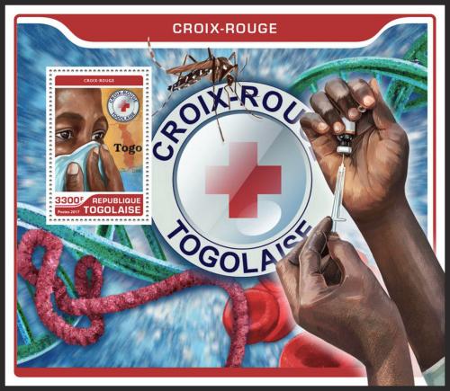Poštová známka Togo 2017 Èervený kríž Mi# Block 1443 Kat 13€