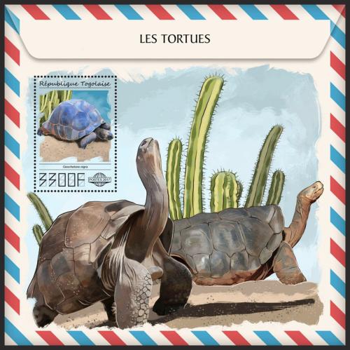 Poštová známka Togo 2017 Korytnaèky Mi# Block 1499 Kat 13€