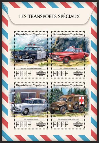 Poštové známky Togo 2017 Speciální doprava Mi# 8502-05 Kat 13€