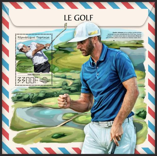 Poštová známka Togo 2017 Golf Mi# Block 1510 Kat 13€