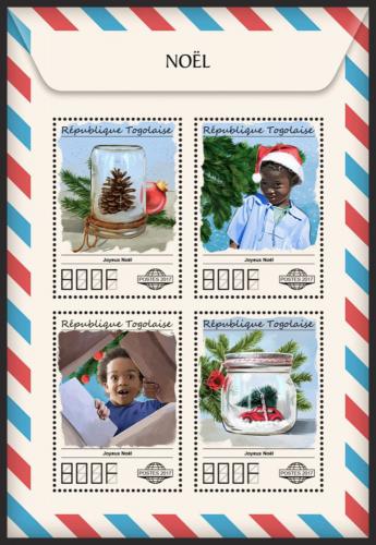 Poštové známky Togo 2017 Vianoce Mi# 8552-55 Kat 13€