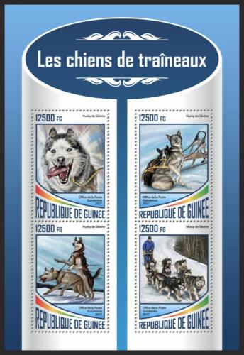 Poštové známky Guinea 2017 Tažní psi Mi# 12680-83 Kat 20€