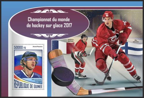 Poštová známka Guinea 2017 MS v ledním hokeji Mi# Block 2849 Kat 20€