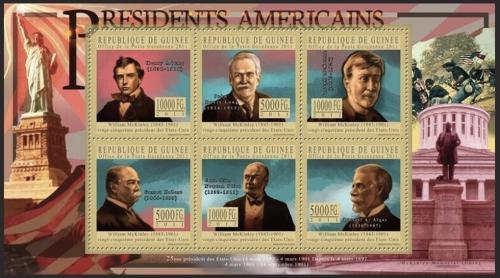 Poštové známky Guinea 2011 William McKinley, 25. US prezident Mi# 8128-33 25€