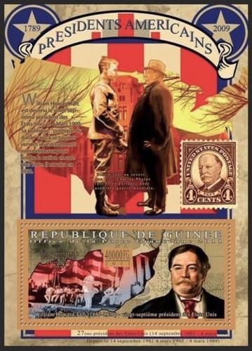 Poštová známka Guinea 2011 William Howard Taft, 27. US prezident Mi# Block 1917 Kat 16€